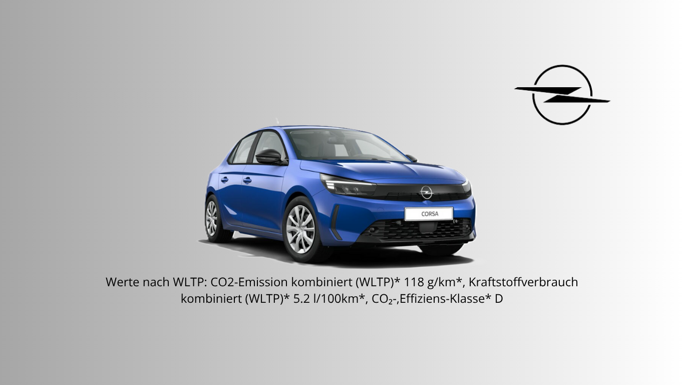 Opel Corsa ab 125,- € mtl.¹