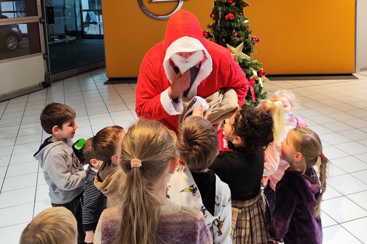Der Nikolaus zu Besuch